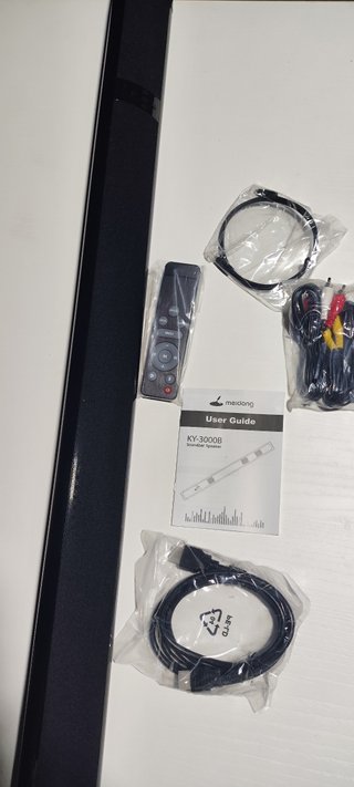 Barra de Sonido Negra 90 cm