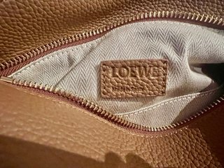 Bolso Loewe Marrón Piel color camel