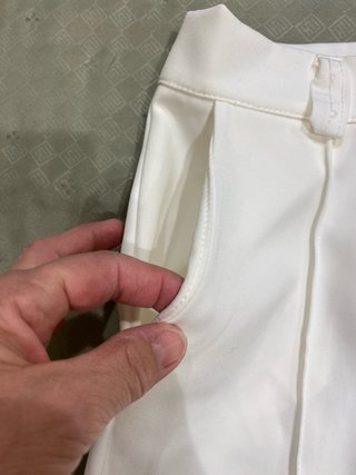 Pantaloni eleganti bianchi