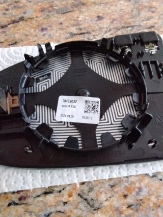 Cristal Retrovisor derecho Golf 7