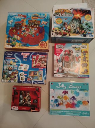 Lote de juegos de mesa infantiles