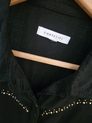 Camisa Cotton On Negra Talla L