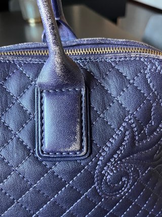 Borsa Versace Vanitas Blu Oro