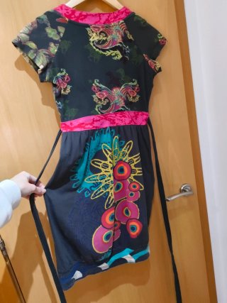 Vestido Desigual manga corta talla XS