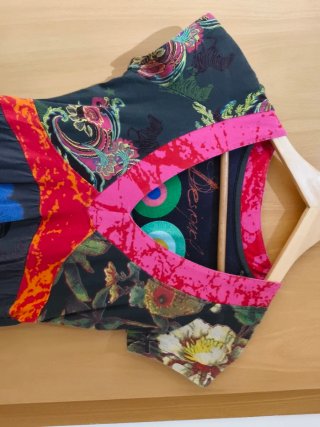 Vestido Desigual manga corta talla XS