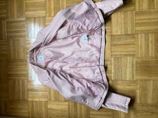 Chaqueta efecto piel rosa Pimkie