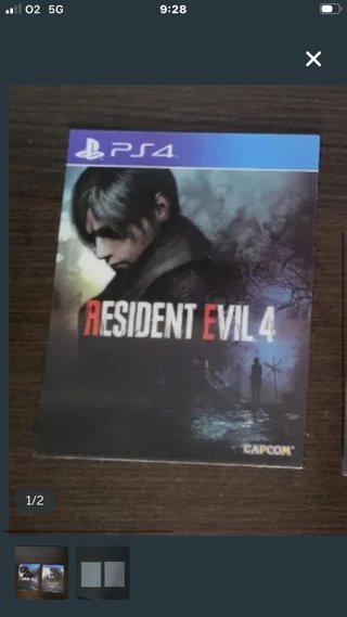 Resident Evil 4 PS4 Funda Lenticular