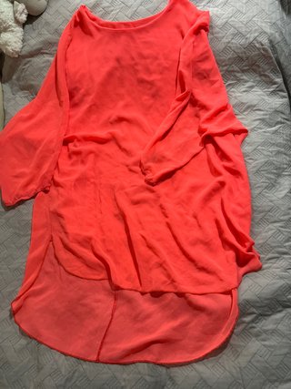 Túnica naranja talla única