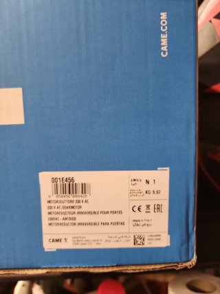 Motor Puerta Basculante CAME Nuevo