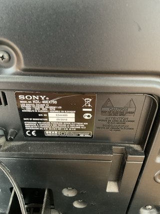 TV Sony Bravia KDL-40EX700