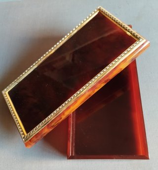 Estuche joyero estilo carey