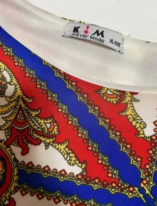 Vestido Talla XL Estampado Paisley