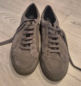 Zapatillas Massimo Dutti Hombre Gris/Marron