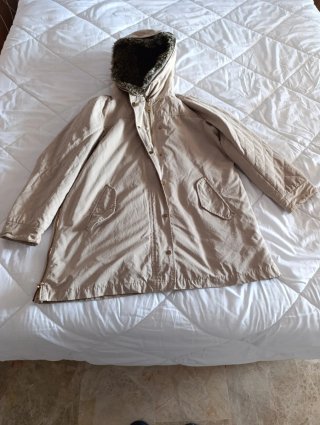 Chaqueta Zara Beige Talla XL