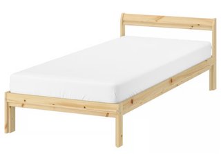 Letto singolo in pino 90 cm