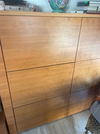 Mueble aparador minimalista nogal