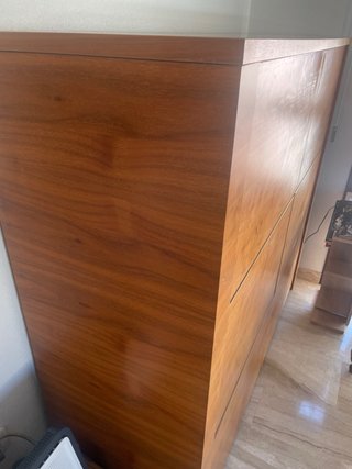 Mueble aparador minimalista nogal