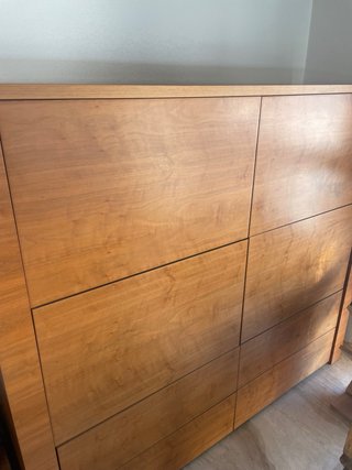 Mueble aparador minimalista nogal