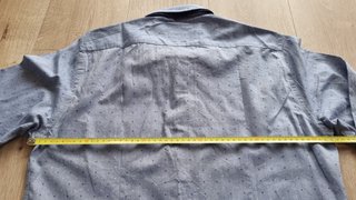 Camicia Zara Man Slim Fit Azzurra Tg L