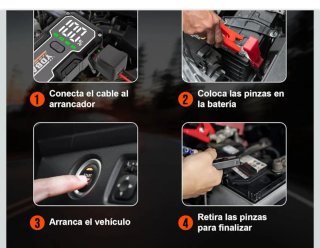 Arrancador Coche 7000A 12V YDBAO