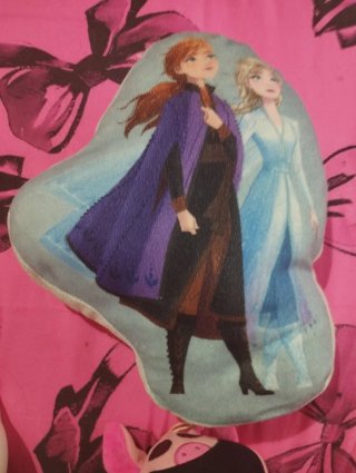 Cojín Frozen Azul y Morado