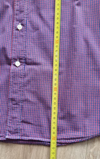 Camicia Regent tg M/L quadretti rosso