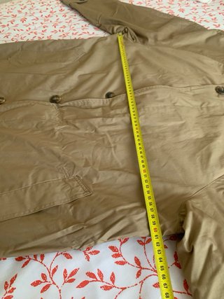 Gabardina Zara Beige y Gris