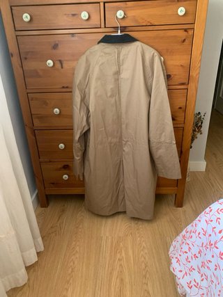 Gabardina Zara Beige y Gris
