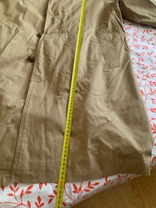 Gabardina Zara Beige y Gris