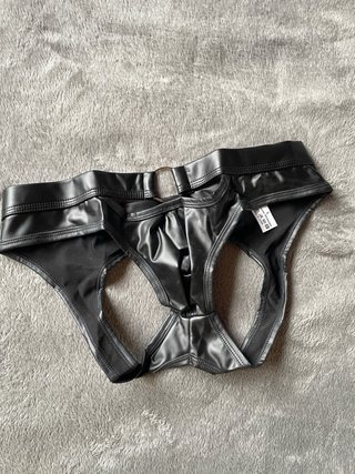 Set Boxer y Jockstrap Hombre Estilo Cuero