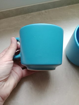 Tazas azul turquesa