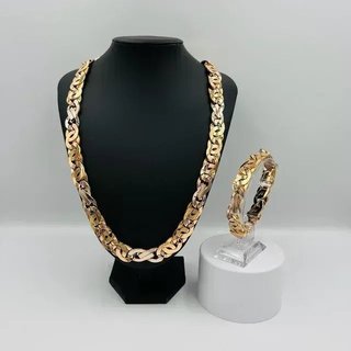 Cadena Cartier Infinito 16mm 18K Oro y Plata
