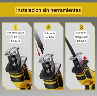 Sierra Sable Recargable Maletín (2 Baterías)
