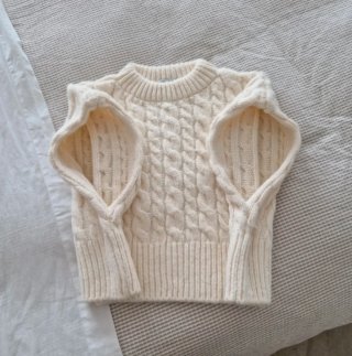 Chaleco ZARA tejido trenzado talla 38