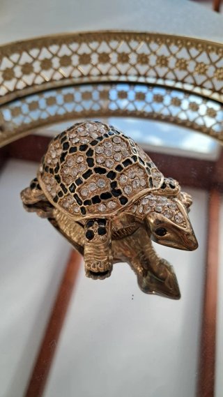 Portafortuna tartarughina brillante