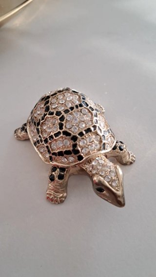 Portafortuna tartarughina brillante
