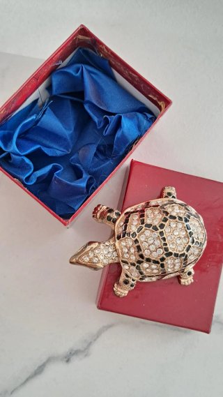 Portafortuna tartarughina brillante