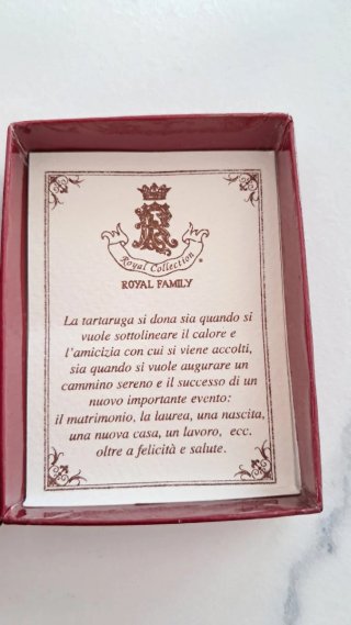 Portafortuna tartarughina brillante