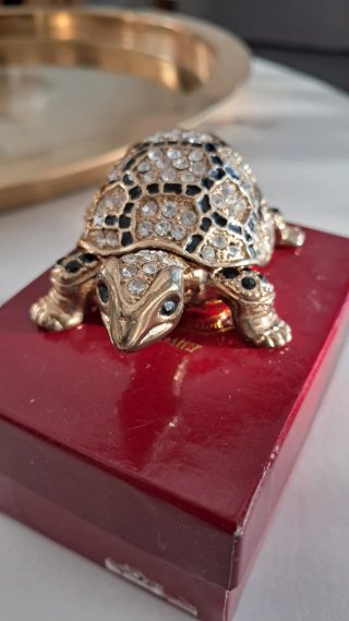 Portafortuna tartarughina brillante