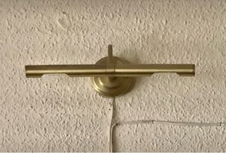 APLIQUE DE PARED DORADO