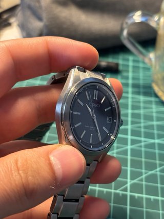 Seiko Solar Titanio Negro