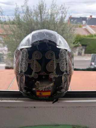 Casco Moto Infantil Negro