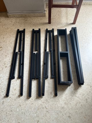 Somier Cama 150x190 Metal Negro