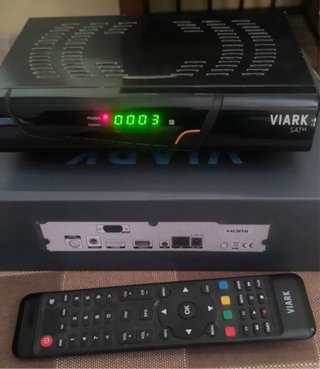 Receptor VIARK SAT 4K Negro