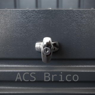 Baúl Arcón Metallico Antracite - 187x78x72 cm - Trimetals