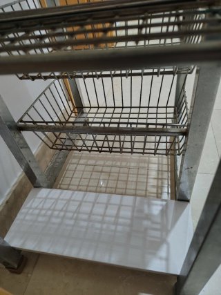 Carrito Frutero Grande 55x80x40 con ruedas
