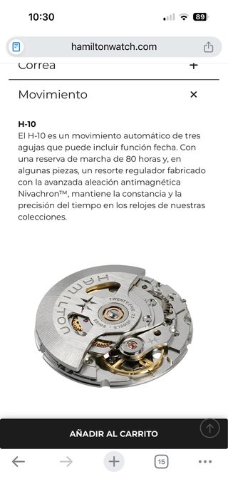 Reloj Hamilton Khaki Navy Scuba Automático