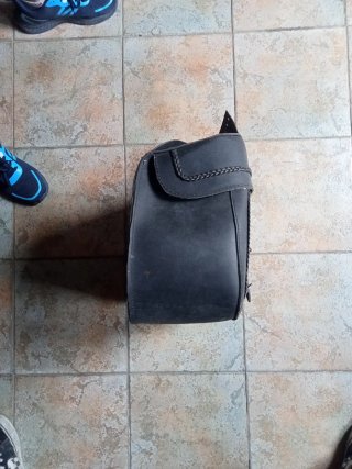 Alforjas de cuero para moto