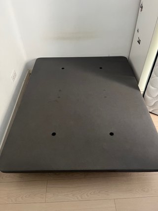 Base tapizada 150x190cm gris