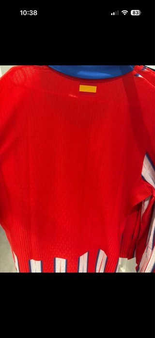 Camiseta Atlético de Madrid manga larga sin abrir